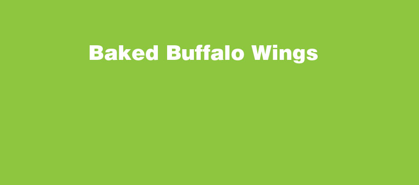 Baked Buffalo Wings