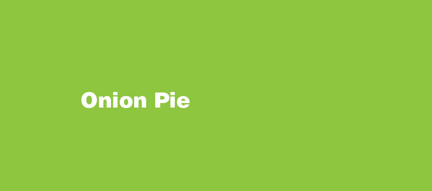 Onion Pie