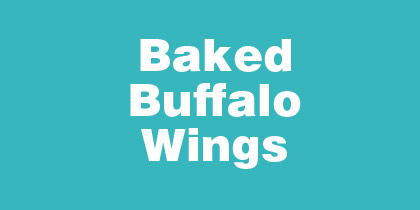 Baked Buffalo Wings